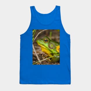 Big Ol' Green Frog Photograph Tank Top